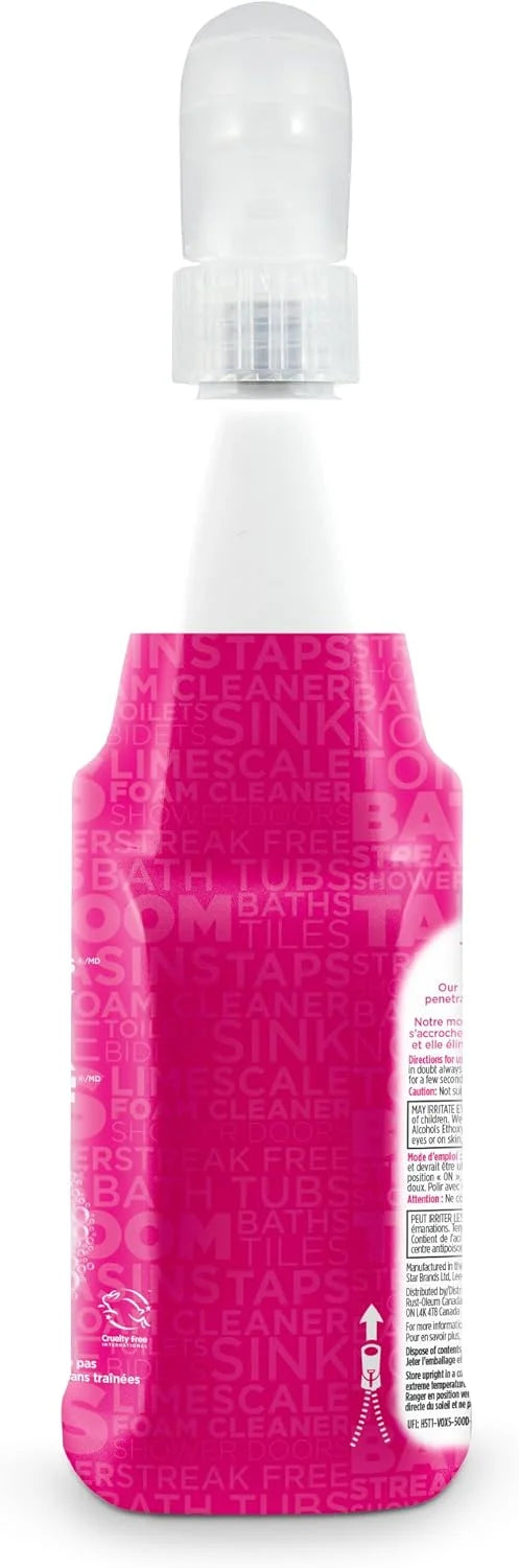 Stardrops The Pink Stuff Miracle Bathroom Foam Cleaner, 25 Fl Oz