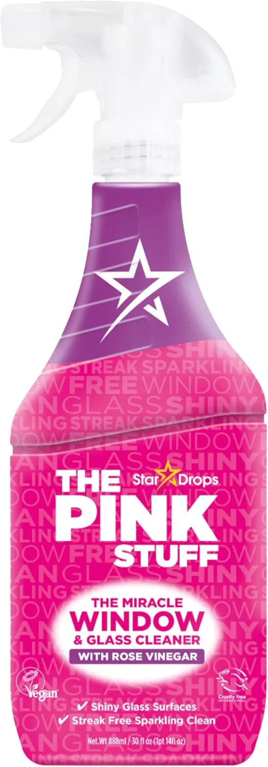 Stardrops The Pink Stuff Miracle Window Cleaner Spray, 30 Fl Oz