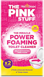 Stardrops The Pink Stuff Miracle Foaming Toilet Powder, 7 Oz