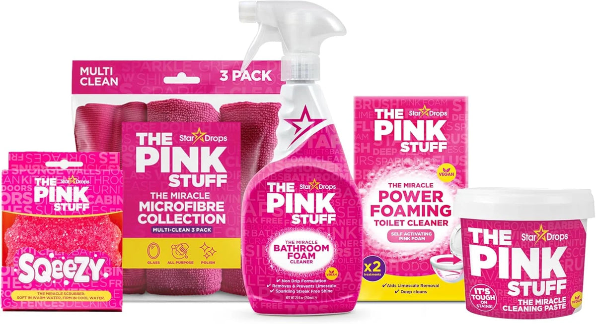 Stardrops The Pink Stuff Miracle Bathroom Cleaning Kit