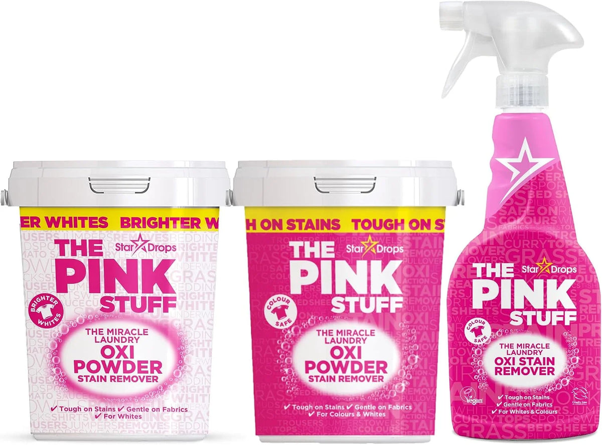 Stardrops The Pink Stuff Miracle Laundry Oxi Stain Remover Kit