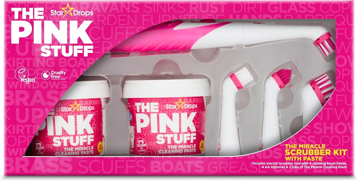 StardropsThe Pink Stuff Miracle Paste & Electric Scrubber Kit, 6-Piece Set