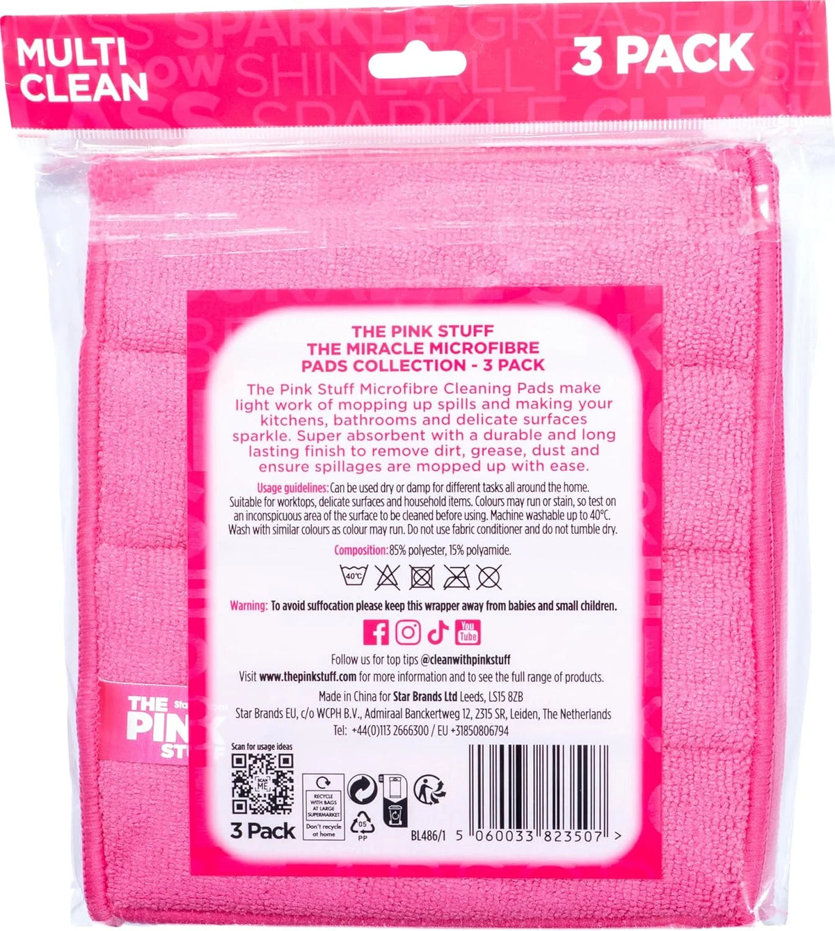 Stardrops – The Pink Stuff – Miracle Microfibre Pad Collection (Pack of 27)